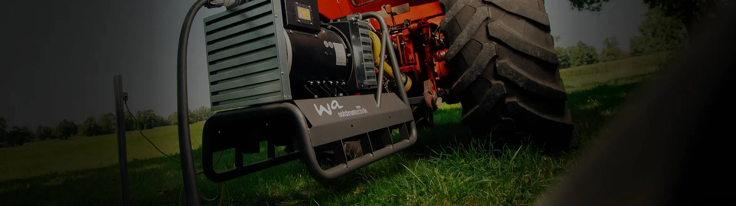Zapfwellenstromerzeuger am Traktor 19 - 135 kVA