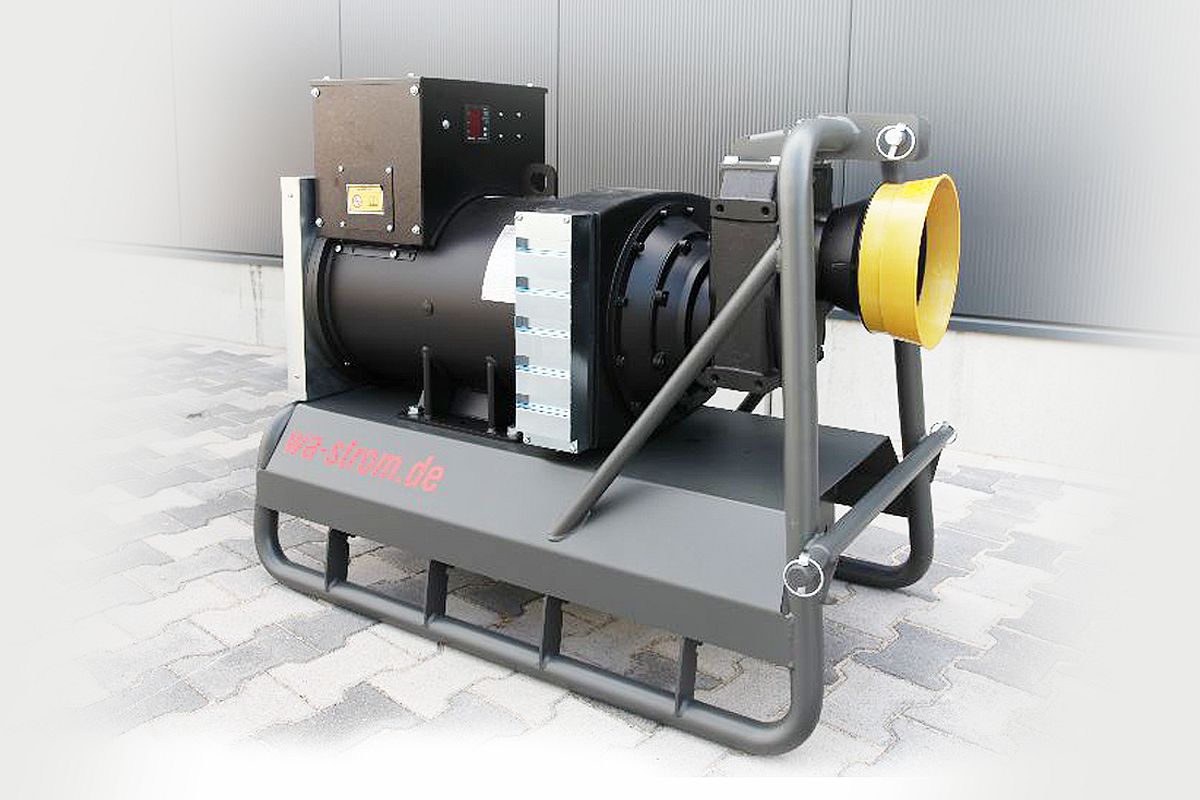 zapfwellengenerator-wa-zb-75-00-02 75 kVA Zapfwellengenerator mit AVR geregelt Schutzart IP 44 optional für Gebäudeeinspeisung nach VDE 0100-551